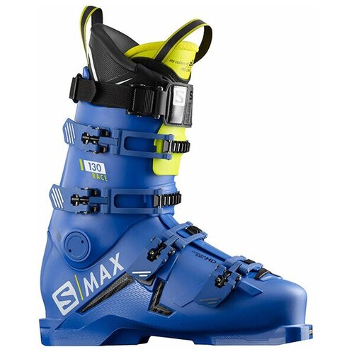 горнолыжные ботинки salomon s max 130 black race blue 19 20 Горнолыжные ботинки Salomon S/Max 130 Race Raceblue/Acid Green 19/20