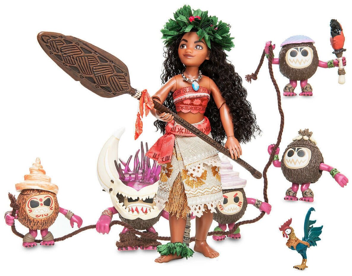 Набор кукол Disney Moana and Hei Hei Doll Set - Disney Designer Fairytale Collection - Limited Edition (Дисней Моана и Хэй Хэй Лимитированная серия)