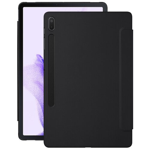 Чехол для планшетного компьютера Deppa Wallet Onzo Galaxy Tab S7 FE/S7+/S8+ черный