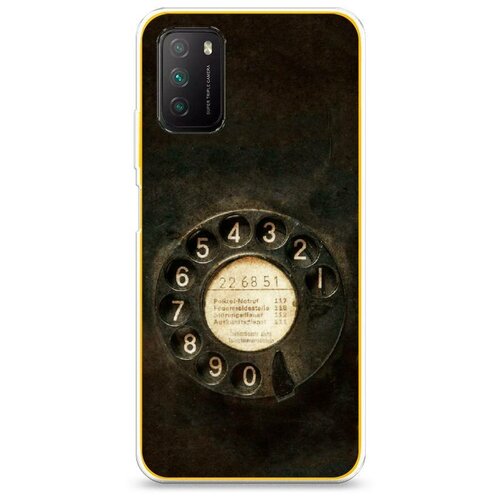 фото Силиконовый чехол "старинный телефон" на xiaomi poco m3 / сяоми поко м3 case place