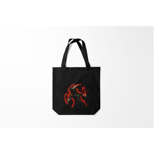 фото Сумка-шоппер / 40х40 см / популярные иллюстрации / чумной доктор im doctor plague burnettie