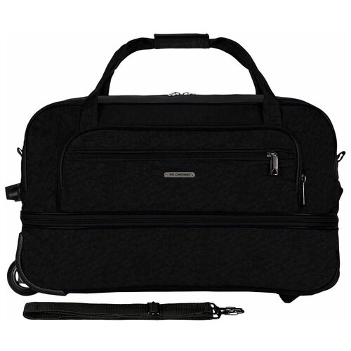 фото Сумка колесная м-16 st wash, цвет черный континент