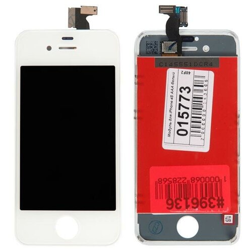 Display / Дисплей для Apple iPhone 4S в сборе с тачскрином (AAA), белый