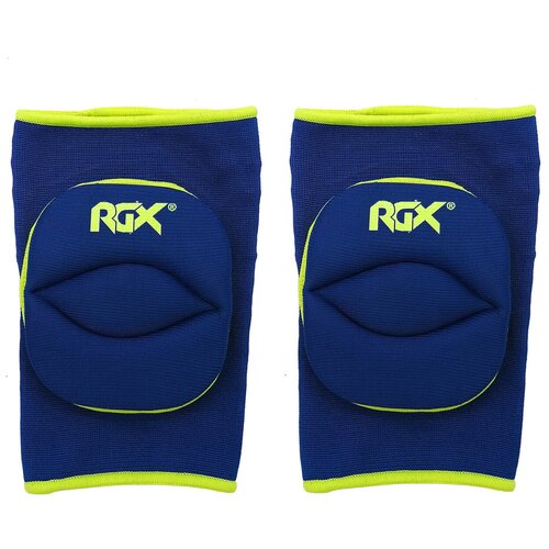 фото Наколенники волейбольные rgx-8745 blue/lime (m)