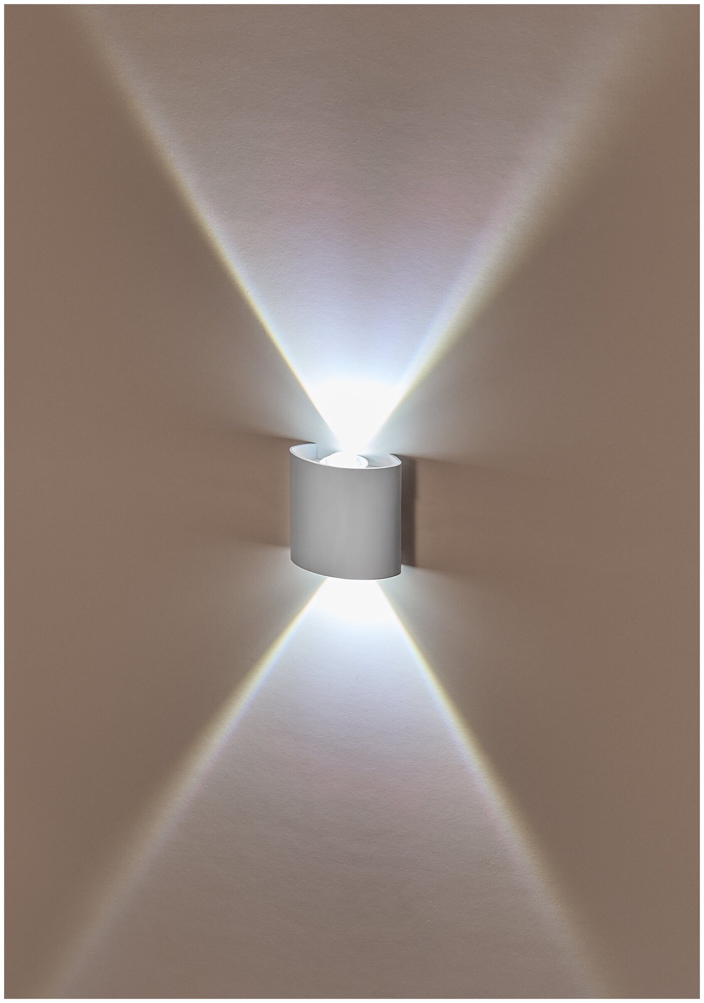 Светильник настенный светодиодный бра LED 2x1W IMEX IL.0014.0001-2 WH белый - фотография № 5