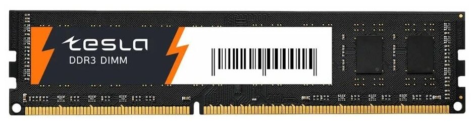 Память TESLA DDR3 DIMM 4Гб, 1600МГц, CL11, Retail, 1.5В (TSLD3-1600-C11-4G)