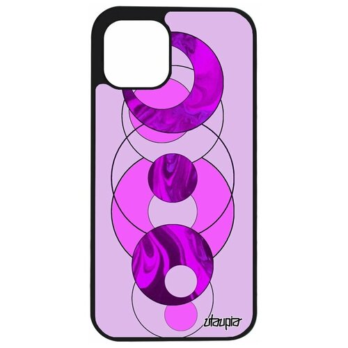 фото Чехол на смартфон iphone 12 pro, "круги" узор сфера utaupia
