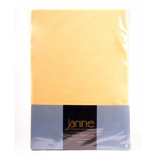 фото Простыня на резинке 2-спальная janine elastic 200x200см, цвет ваниль