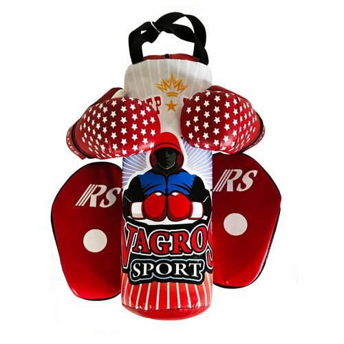 фото Набор боксерский vagrossport юный боксер, 3 предмета (rs600)