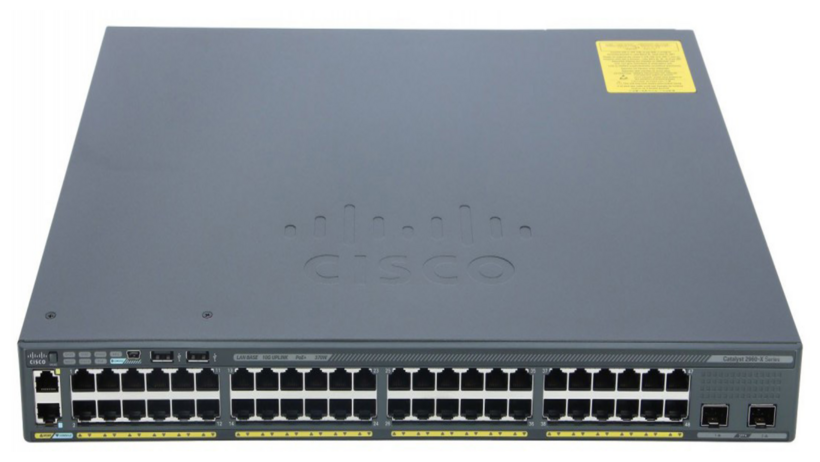 Коммутатор Cisco Catalyst 2960-X 48 GigE PoE 370W, 4 x 1G SFP, LAN Base