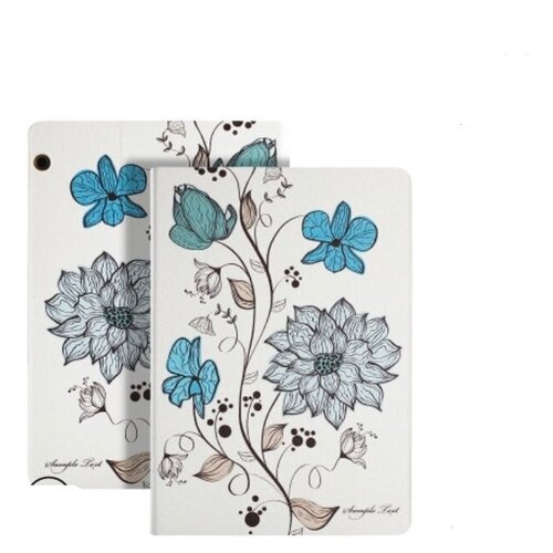 фото Чехол-обложка футляр mypads для huawei mediapad t3 10 lte (ags-l09/l03) 9.6 тонкий с магнитной застежкой необычный с красивым рисунком тематика цветок