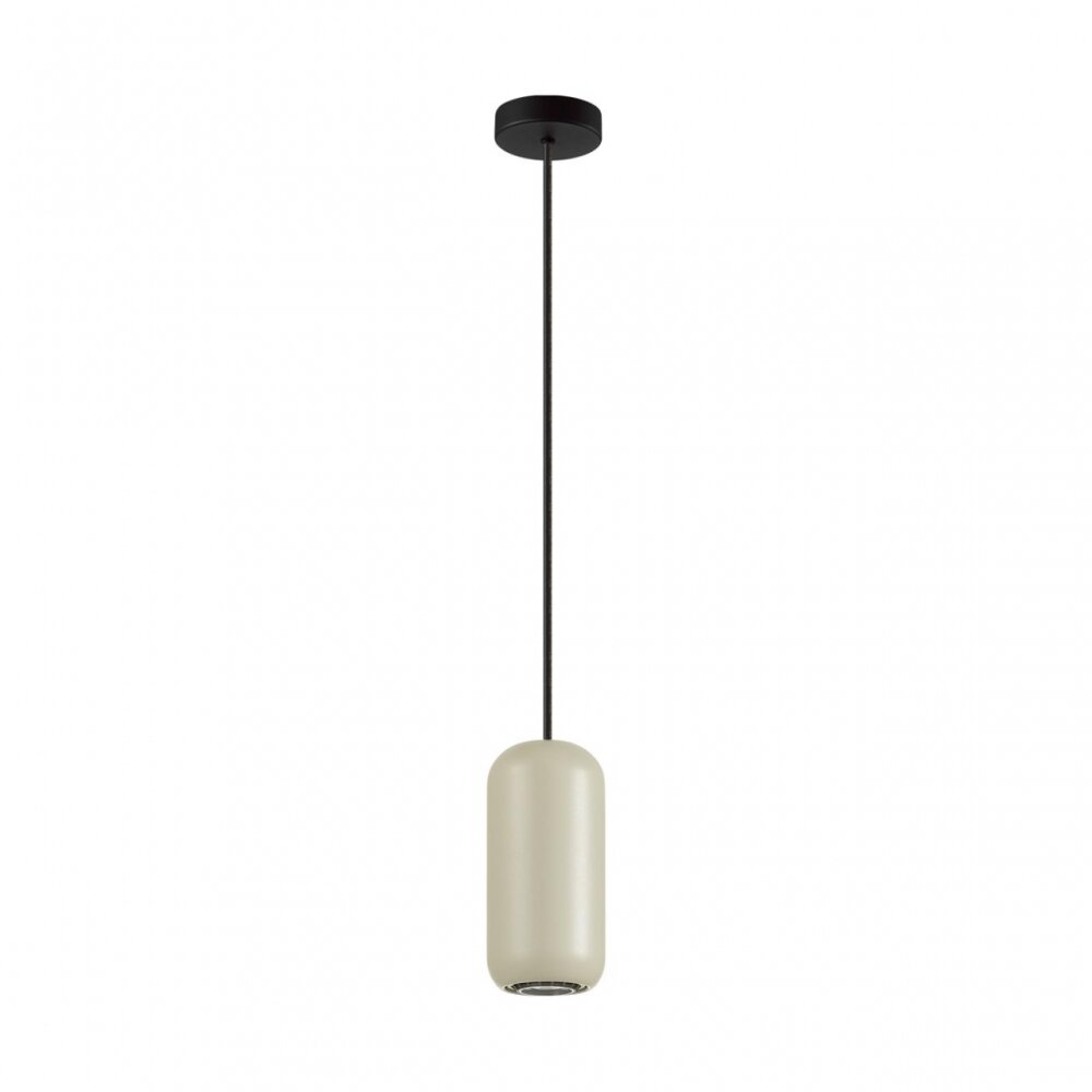 5060/1G PENDANT ODL24 313 цвет слонов. кости/черный/металл Подвес GU10 LED 4W COCOON