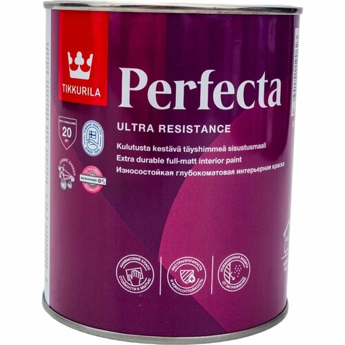 Износостойкая интерьерная краска Tikkurila PERFECTA