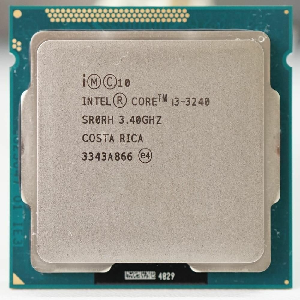 ПК Компьютер Процессор Intel Core i3 3240 (кэш 3 МБ, 3,40 ГГц) LGA1155 Процессор для настольных ПК