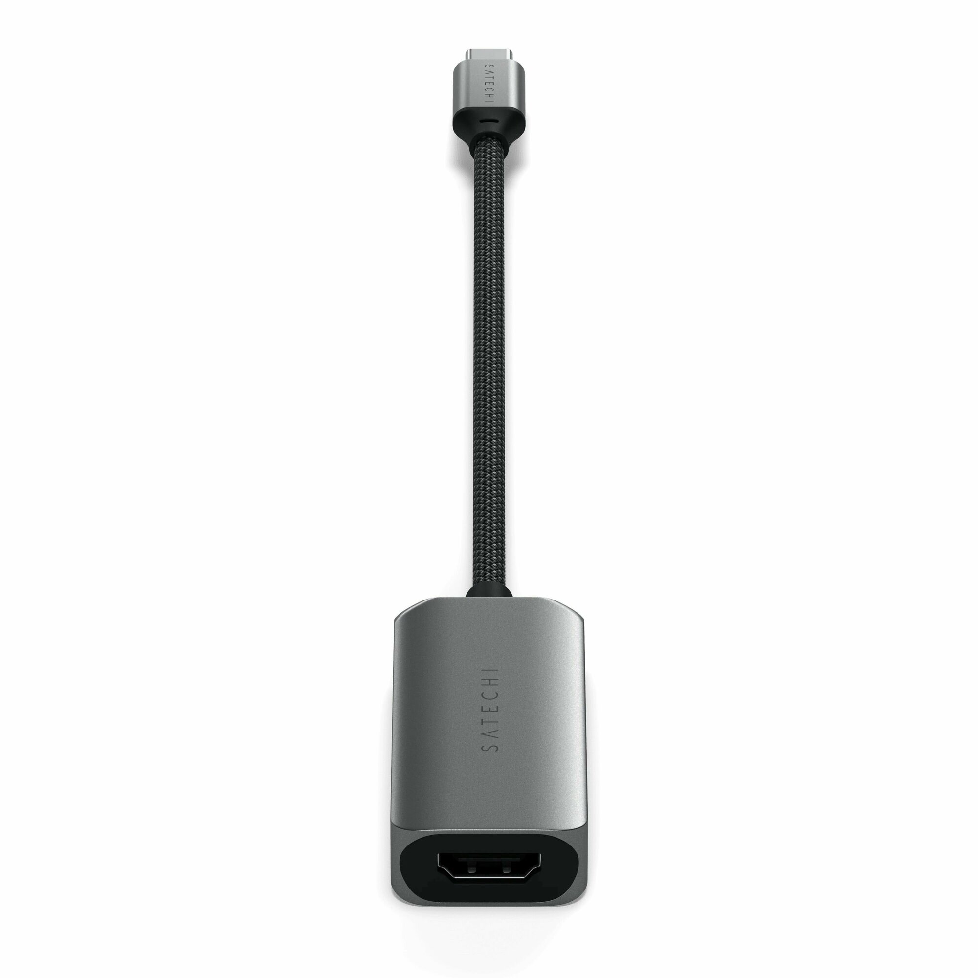 Переходник (адаптер) Satechi USB-C To HDMI 2.1 8K Adapter, Поддержка 8K/60Hz, Серый ST-AC8KHM - фото №4