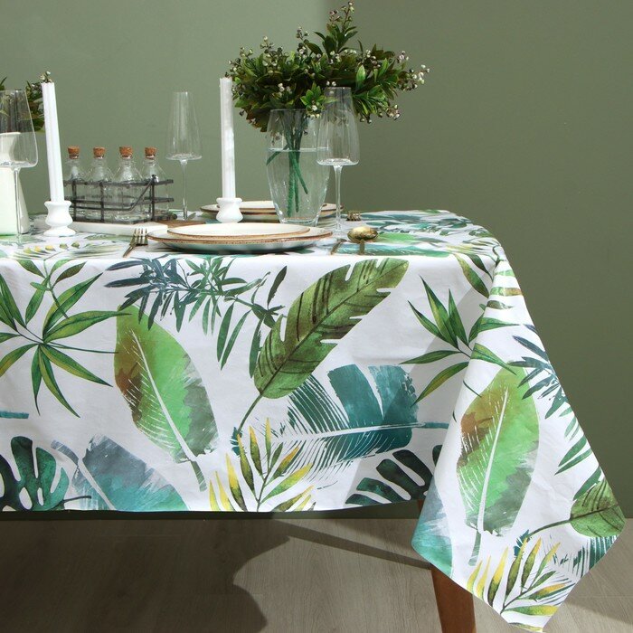 фото Cкатерть Доляна Пастель 137*180 см, 140гр/м2