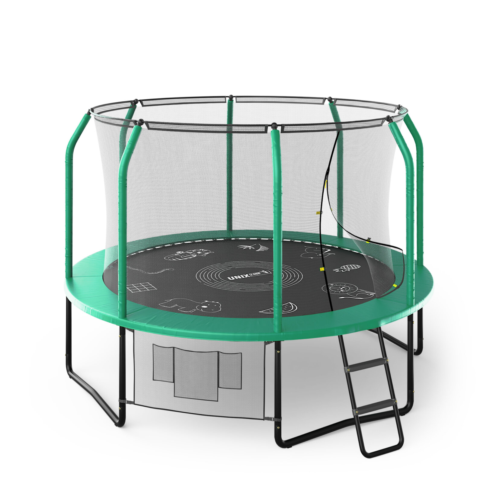 Батут Unix line SUPREME GAME 10 ft (green)