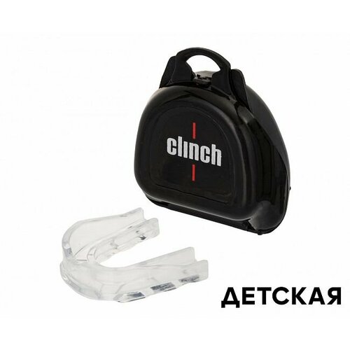 C501 Капа одночелюстная Clinch Olimp Single Layer Mouthguard прозрачная (размер Junior) - Clinch капа adidas adibp093 junior прозрачная