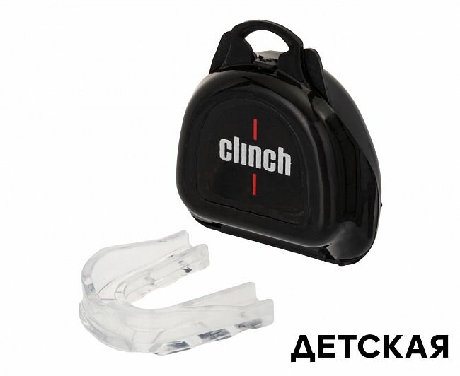 C501 Капа одночелюстная Clinch Olimp Single Layer Mouthguard прозрачная (размер Junior) - Clinch