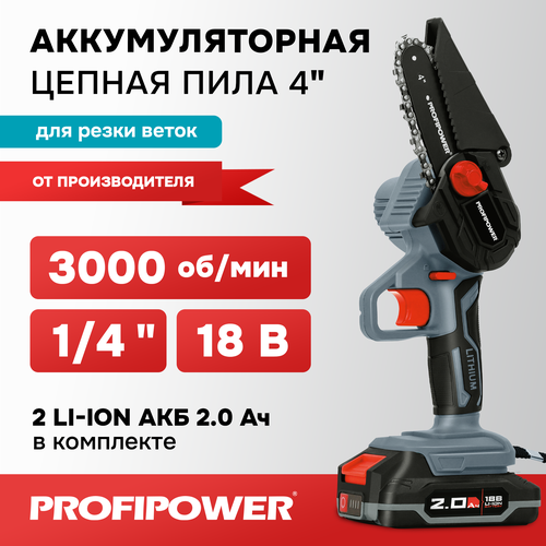 Аккумуляторная пила PROFIPOWER MKGSD-18V 18 В/2 А·ч