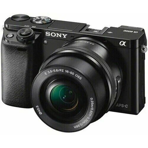 Фотоаппарат Sony Alpha A6000 kit 16-50 f35-56 OSS черный 9499900₽