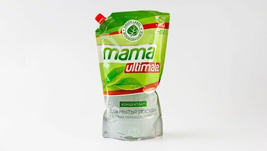 Концентрат Mama Ultimate для мытья посуды, зеленый чай, сменный блок, 600 мл - фото №13