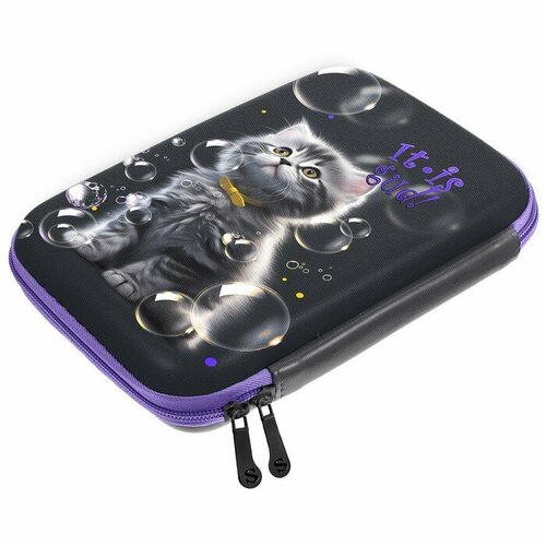 Пенал-футляр 120 х 210 х 50 мм EVA жесткий Stavia Мыльные пузыри 1603₽