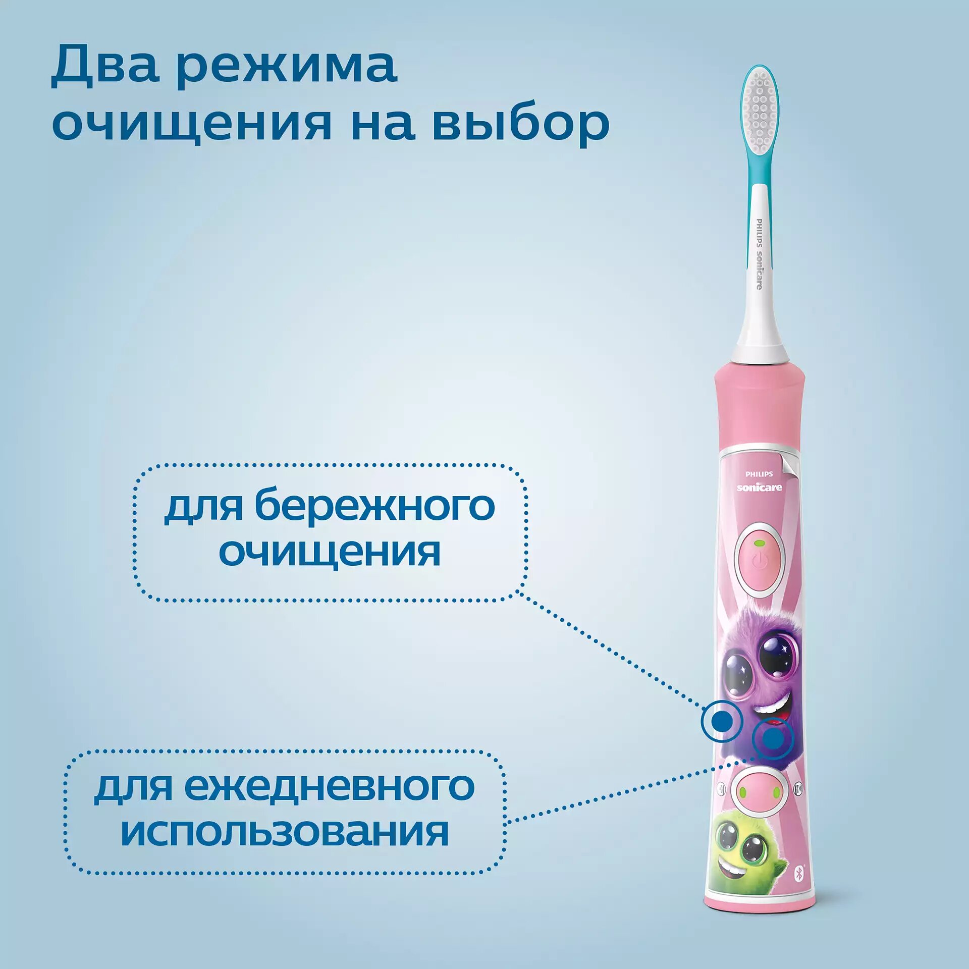 Philips Sonicare For Kids HX6352/42, розовый