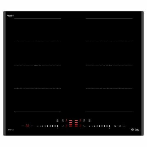 Индукционная варочная панель KORTING HIB 68900 B iMove варочная поверхность korting hib 64940 b maxi