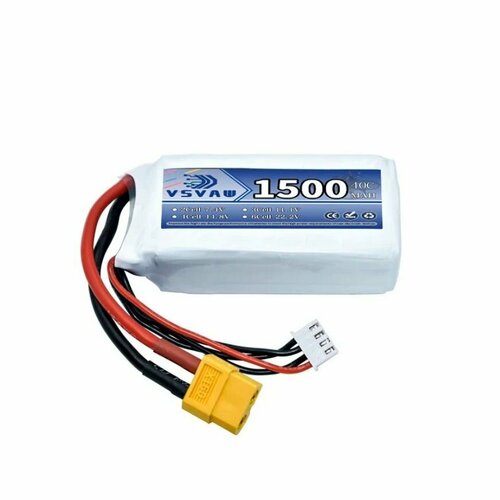 Аккумулятор LiPo 3S 11,1V, 1500mAh, 40C XT60