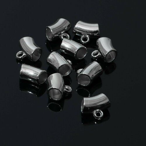 Держатель для кулона 151208см набор 10шт цвет серебро 218₽