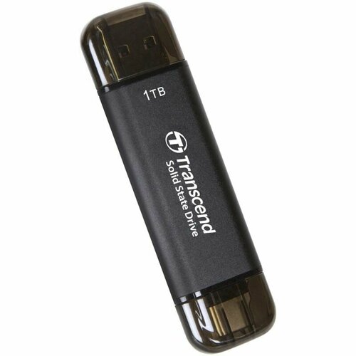 Флеш-накопитель Transcend External SSD ESD310C (TS1TESD310C) transcend флеш накопитель внешний твердотельный накопитель external ssd 1tb usb 3 1 gen 2 в комплекте с двумя кабелями type c a и type c c