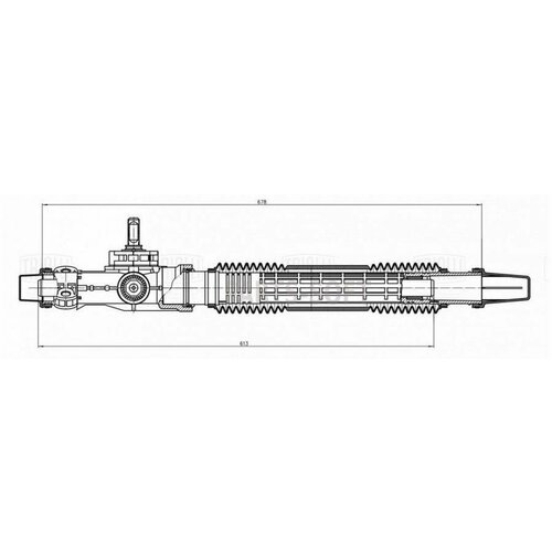 TRIALLI CR 190 Рулевой механизм (рейка) механич.