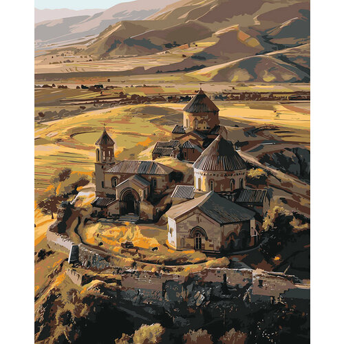 картина по номерам армения древний монастырь в горах Картина по номерам Армения: древний монастырь в горах