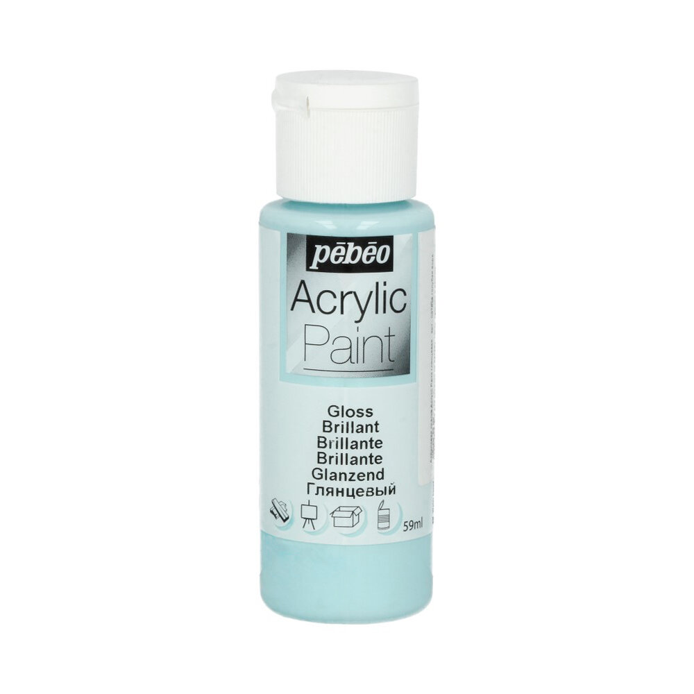 Акрил для декора Pebeo "Acrylic Paint" 59 мл, глянцевый - фото №2