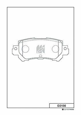 D3156 01 колодки дисковые задние Mazda CX 5 2 0 2 0D 11 gt