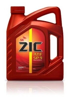 ZIC ATF SP 4, 4 л (Юж. корея, оригинал!), 1 шт. Масло трансмиссионное