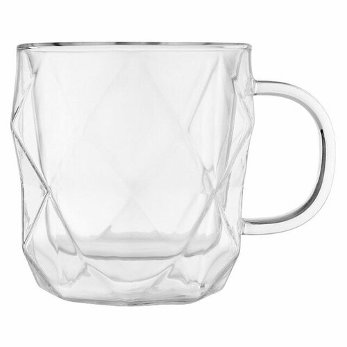 Кружка walmer grand 330мл двойная стенка термостекло 3837₽