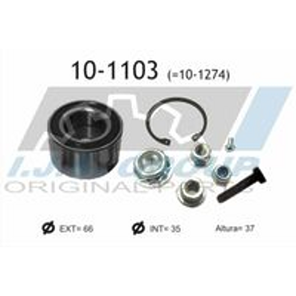 IJS 10-1103 к-кт подшипника ступицы передней\ VW Golf (Гольф) 87 / Polo (Поло) 94-01