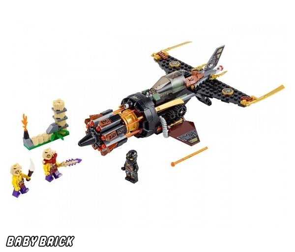Конструктор LEGO NinjaGo Скорострельный истребитель Коула (LEGO 70747)