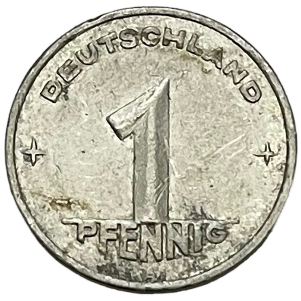 ГДР 1 пфенниг 1950 г. (A)