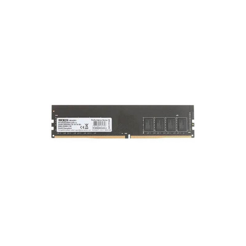 Модуль памяти AMD Radeon R7 Performance Series RTL DDR4 DIMM 2400MHz PC4-19200 CL16 - 8Gb R748G2400U2S-U