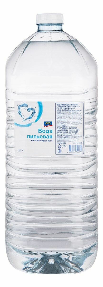 фото Aro Вода питьевая негазированная, 5 л