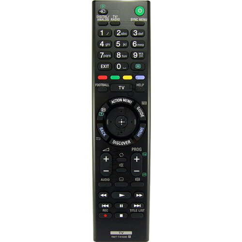 Пульт для телевизора Sony KDL55W80xc (элементы питания в комплекте) пульт huayu для телевизора sony rmt tx100p
