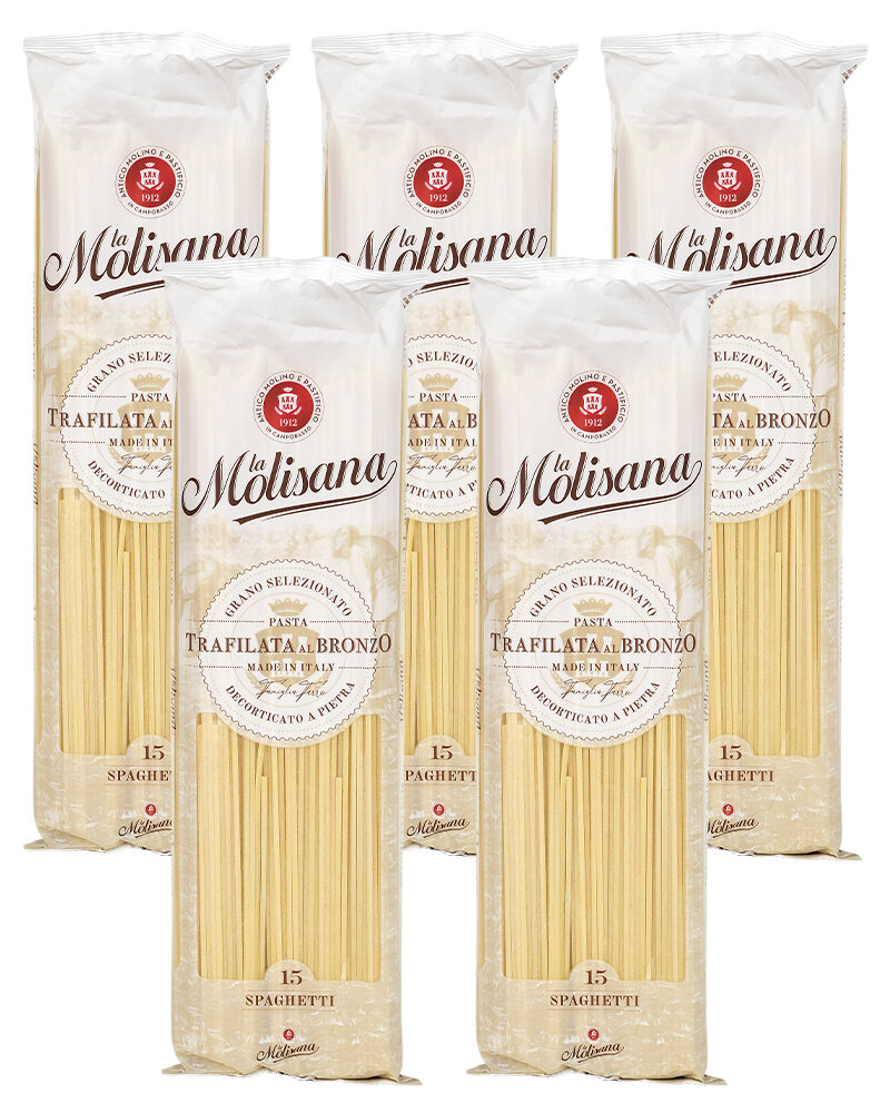 Спагетти La Molisana из твердых сортов пшеницы 500 гр. x 5шт.