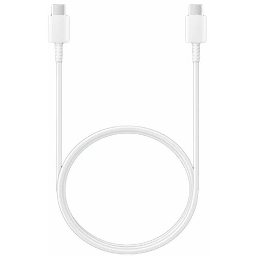 Кабель Samsung EP-DX310 USB-C to USB-C, 3A - 1.8 метра, белый кабель samsung ep dx310 usb c to usb c 3a 1 8 метра черный