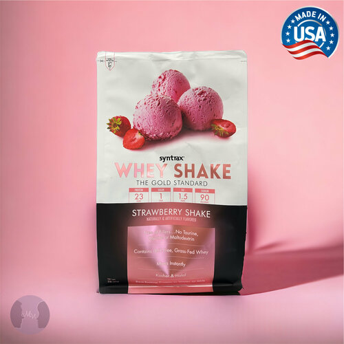 Протеин Whey Shake 907 гр. Клубничный коктейль