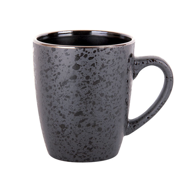 Кружка NUOVA CASA Elite black 350мл фарфор