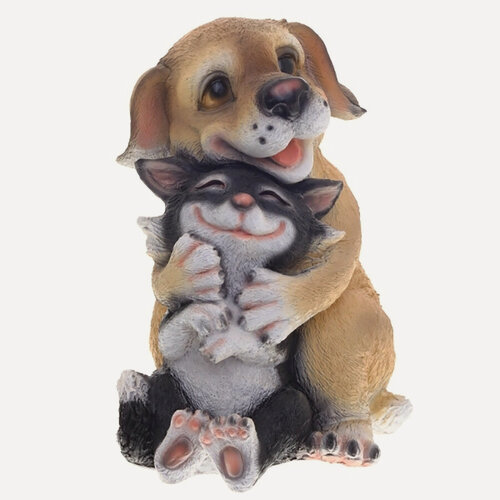 Изображение товара Фигура декоративная Собачка с кошкой, 20*18*27 см KSMR-626656/F518