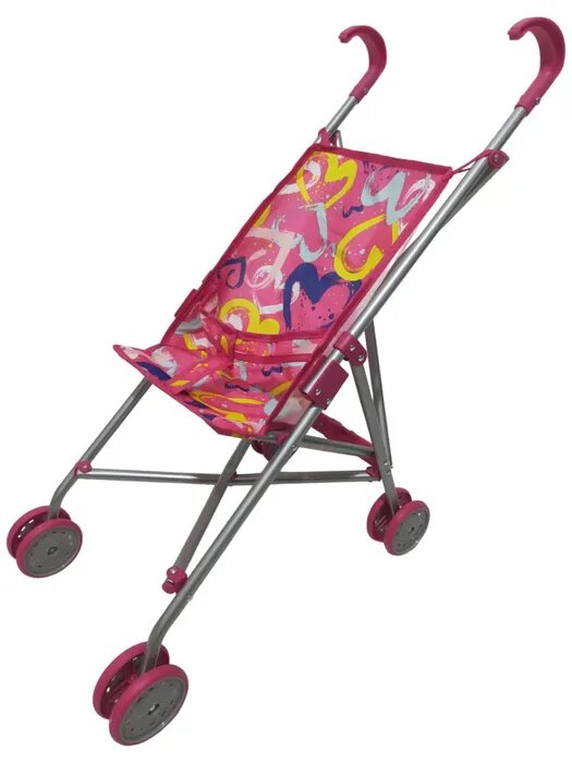 Коляска-трость для кукол Рыжий кот